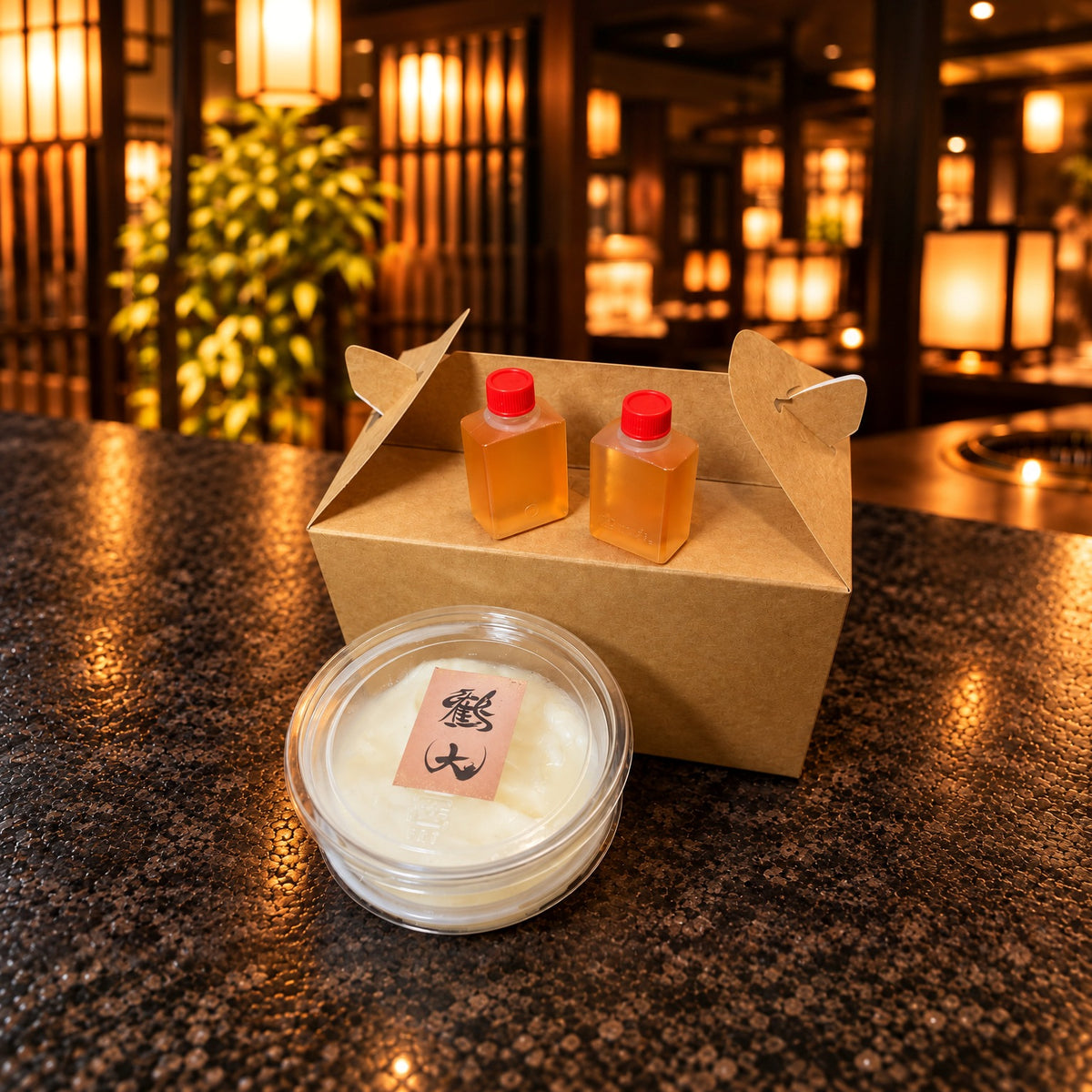 杏仁豆腐の通販包装