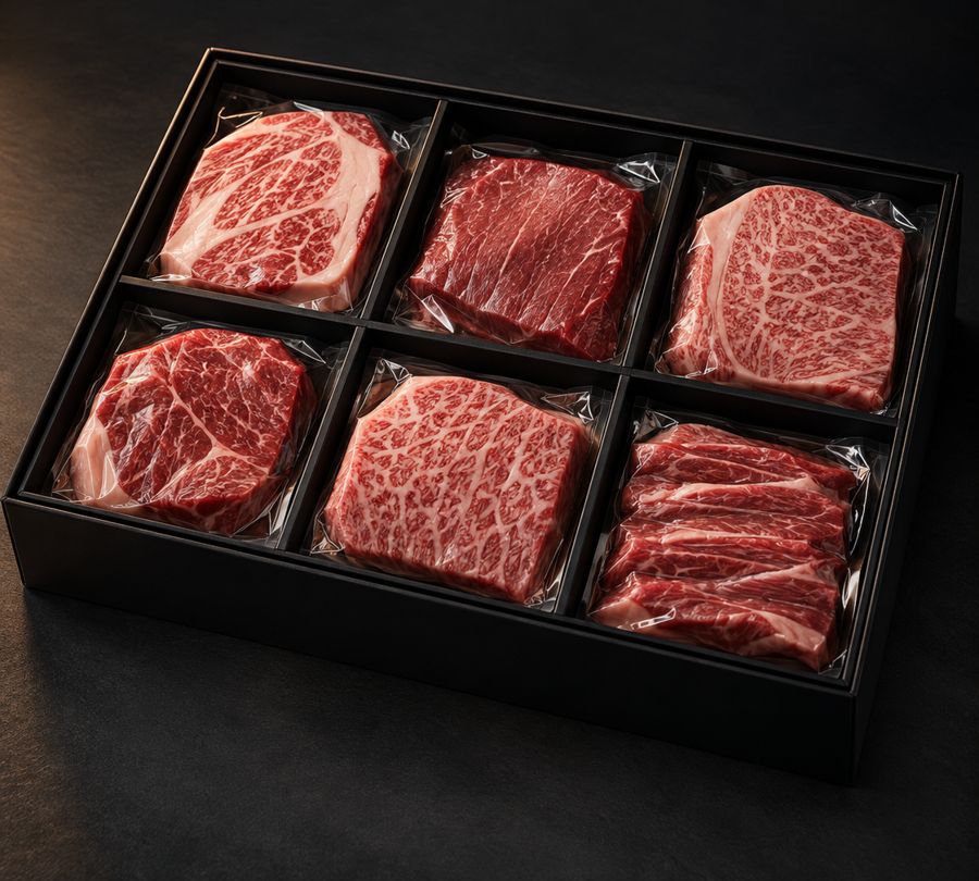 専用箱に詰めた6種盛りのイメージ