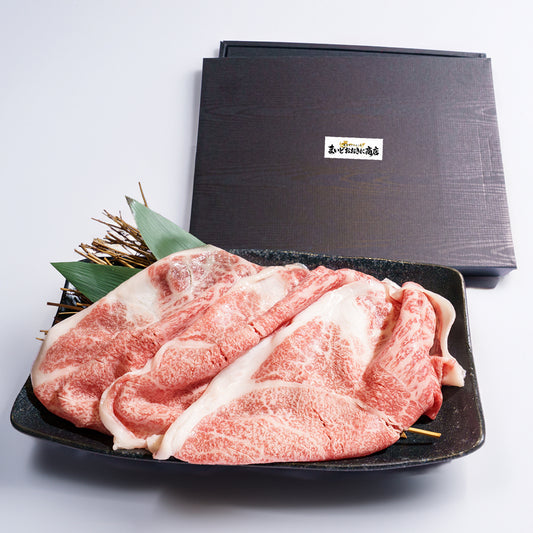 霜降り焼きしゃぶ用ロース（スライス）